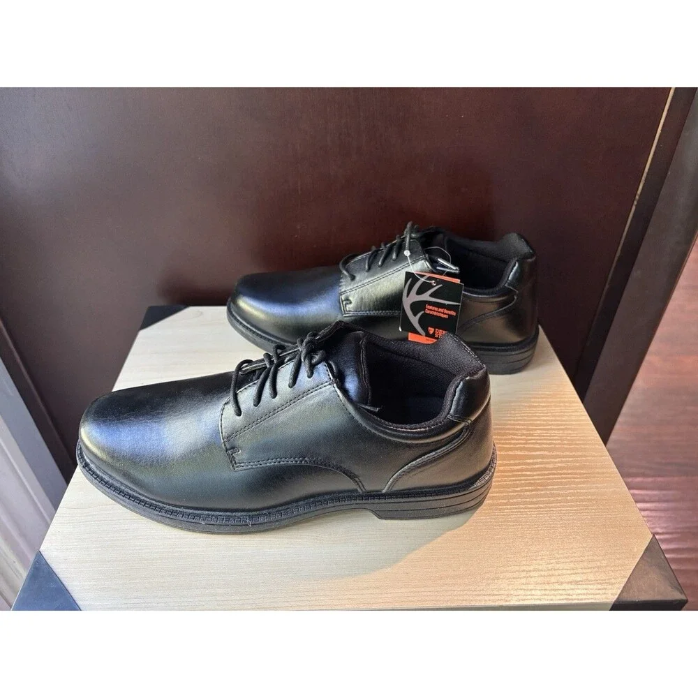 New Men’s Deer Stags Black Crown Oxford Dress & CasualShoes Sz 8.5 M Memory Foam